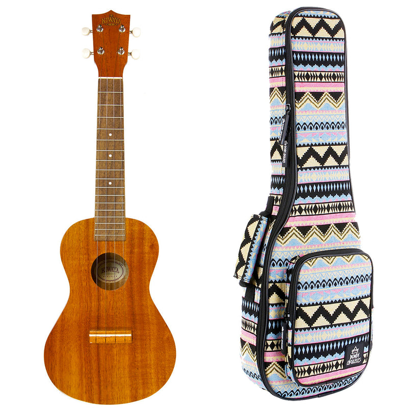 Kiwaya Eco Series Hawaiian Koa Concert Ukulele KC-5G