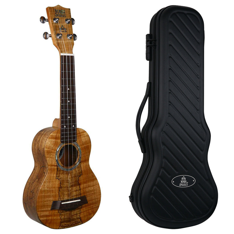 Bondi Spalted Maple Concert Electric Ukulele Left Handed