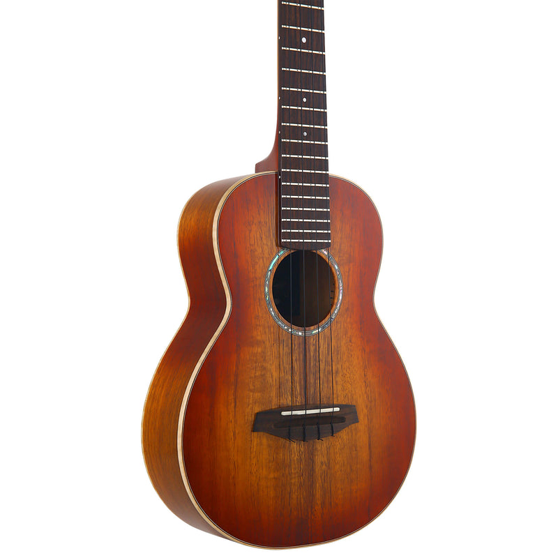 aNueNue Singer Ice Tea Sunburst Hawaiian Koa Tenor RT1K Ukulele