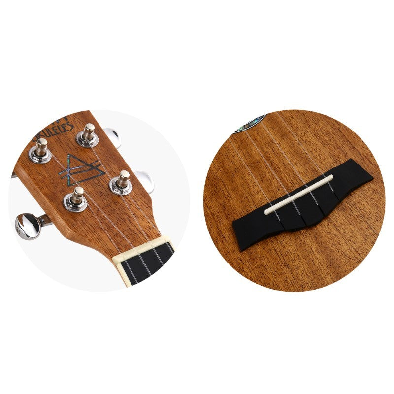 Bondi Arcadia Mahogany Soprano Electric Ukulele Left Handed