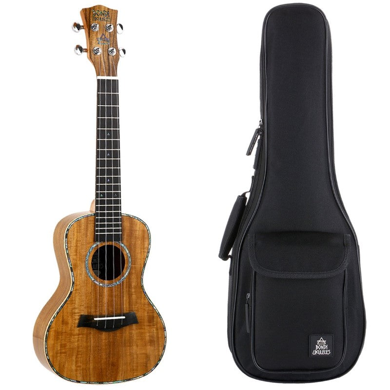 Bondi Ripple Koa Concert Ukulele - Left Handed