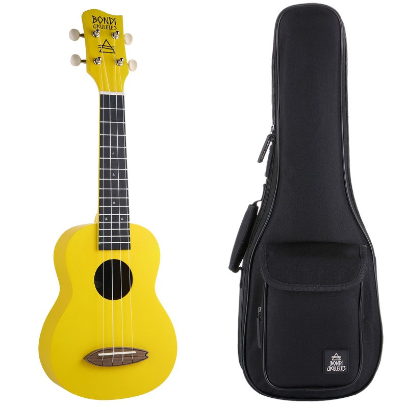 Bondi Surf Soprano Mahogany Ukulele Lit Kit Aspen Gold