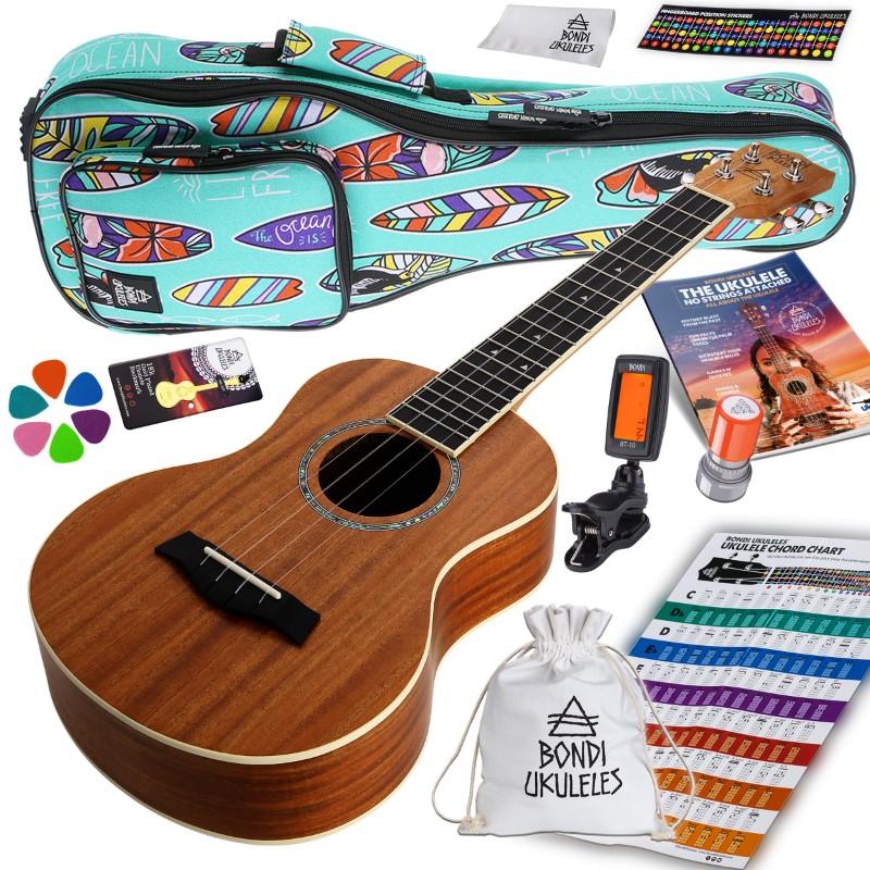 Bondi Starter Kit Arcadia Mahogany Tenor Ukulele Bundle