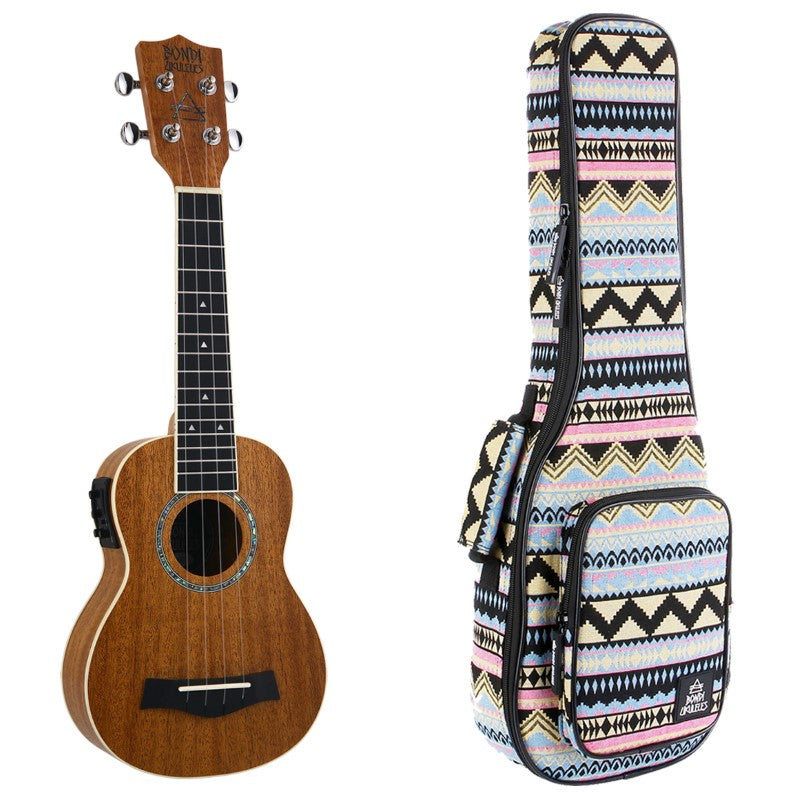 Bondi Arcadia Mahogany Soprano Electric Ukulele Left Handed