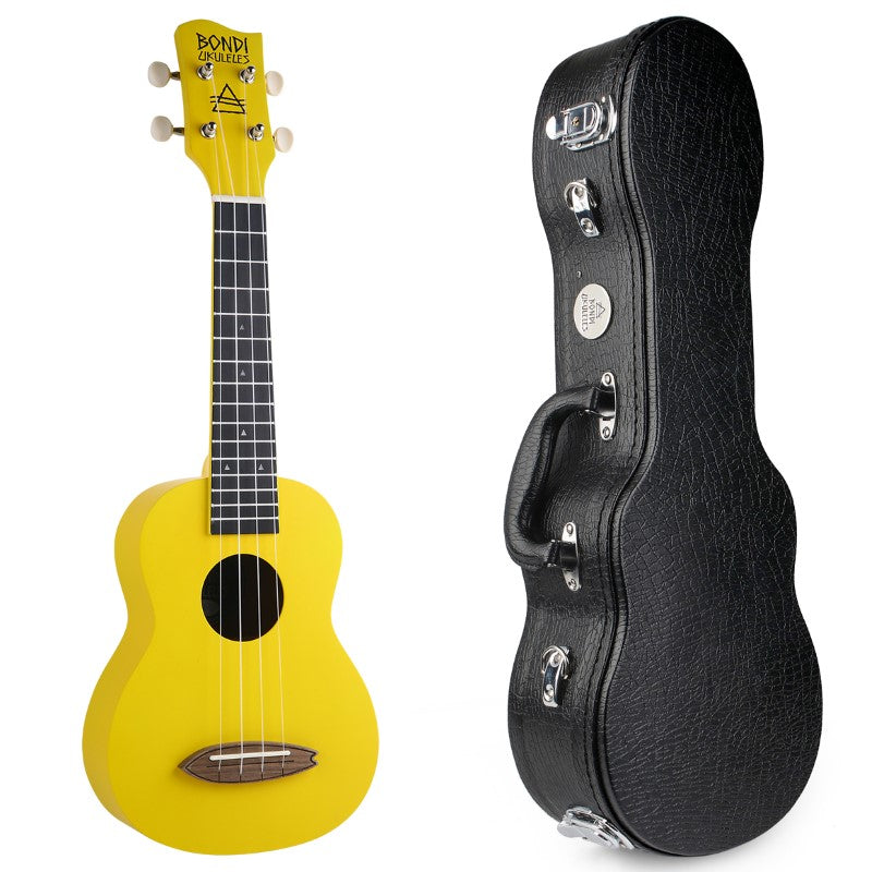 Bondi Surf Soprano Mahogany Ukulele Lit Kit Aspen Gold