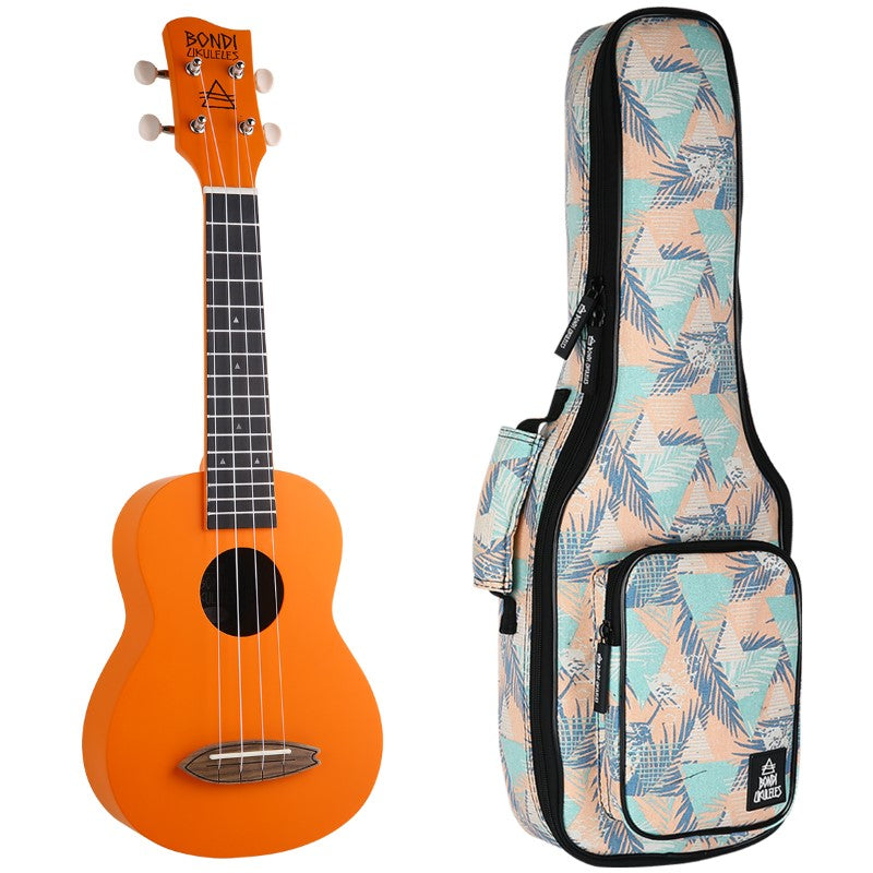 Bondi Surf Soprano Mahogany Ukulele Lit Kit Fire Mojito