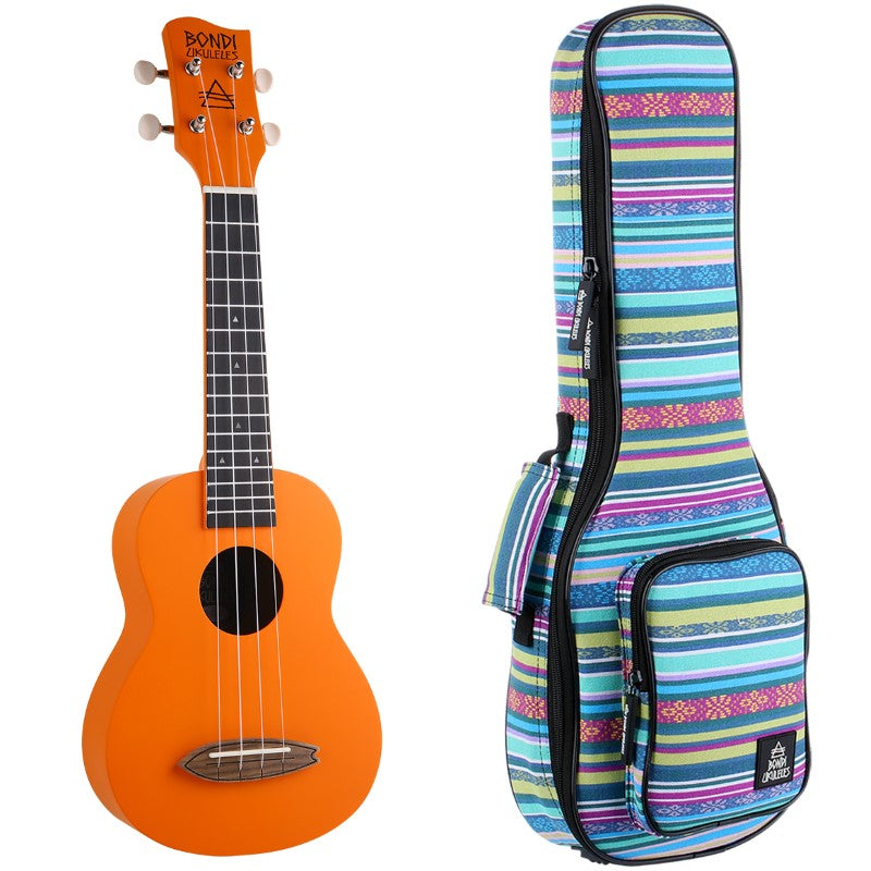 Bondi Surf Soprano Mahogany Ukulele Lit Kit Fire Mojito