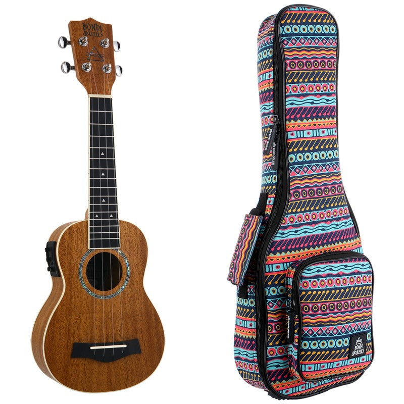 Bondi Arcadia Mahogany Soprano Electric Ukulele Left Handed