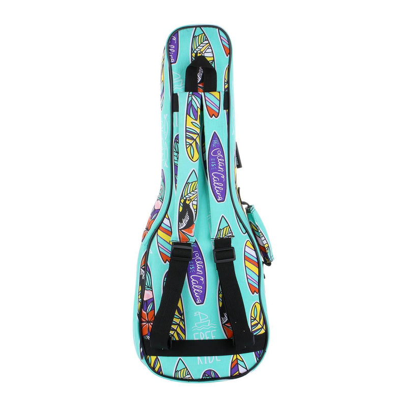 Bondi Boards of Paradise Ukulele Gig Bag - Soprano Size