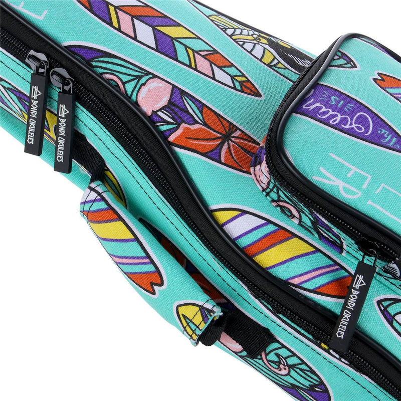 Bondi Boards of Paradise Ukulele Gig Bag - Soprano Size