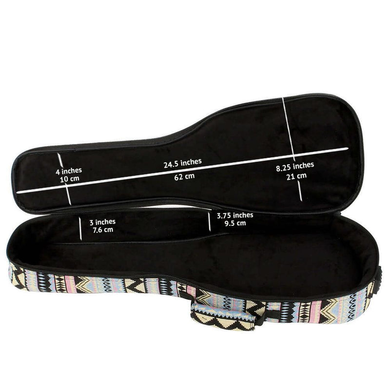 Bondi Chacabo Tribal Ukulele Gig Bag - Tenor Size