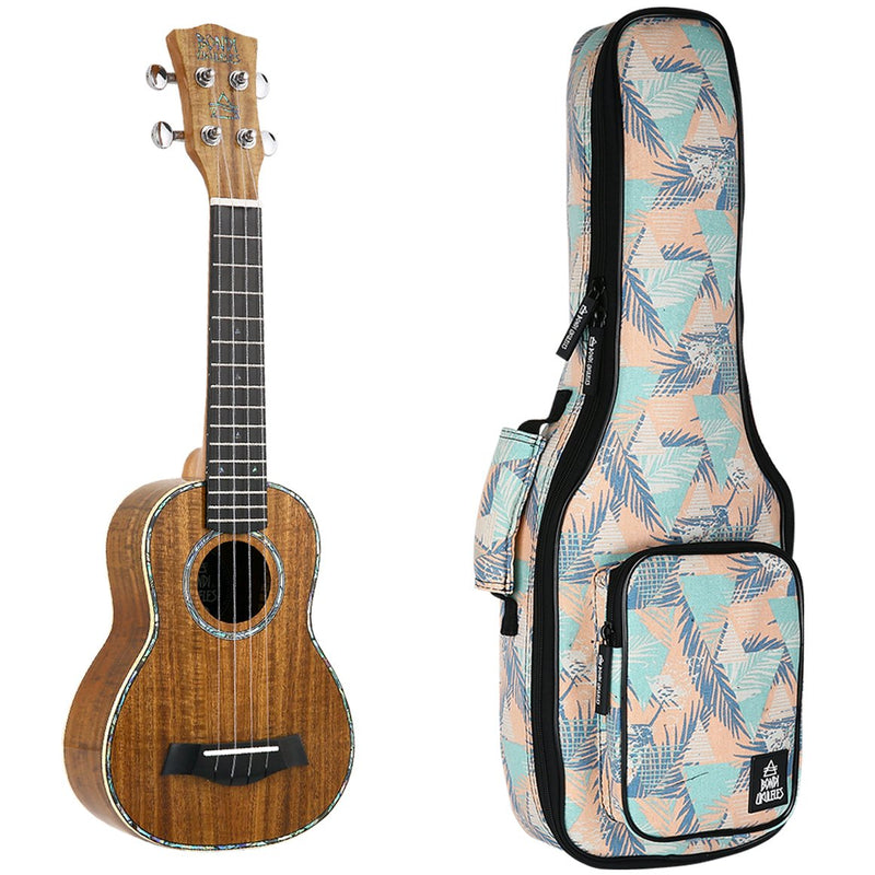 Bondi Ripple Koa Soprano Ukulele - Left Handed