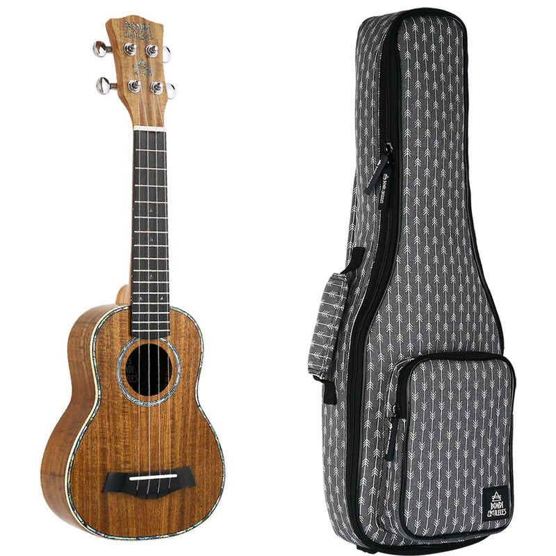 Bondi Ripple Koa Soprano Ukulele - Left Handed