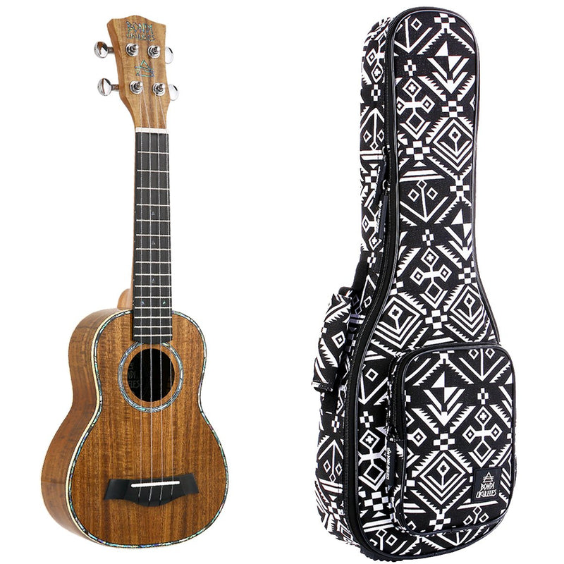 Bondi Ripple Koa Soprano Ukulele - Left Handed