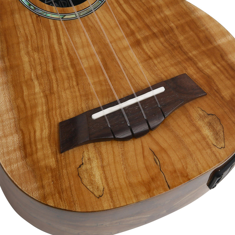 Bondi Spalted Maple Soprano Electric Ukulele