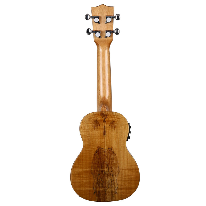 Bondi Spalted Maple Soprano Electric Ukulele