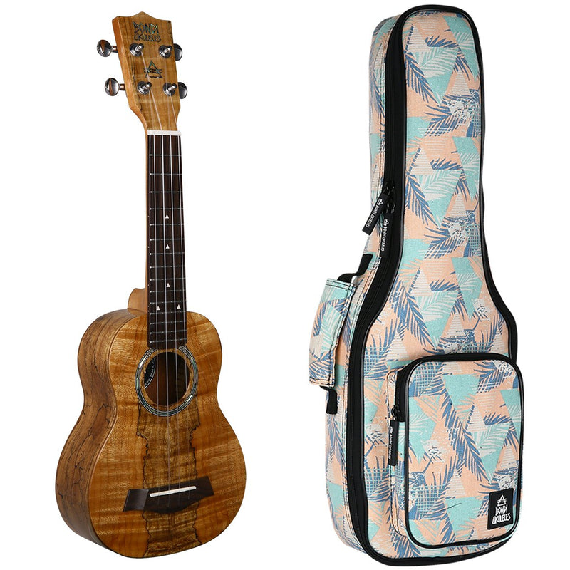 Bondi Spalted Maple Soprano Ukulele - Left Handed