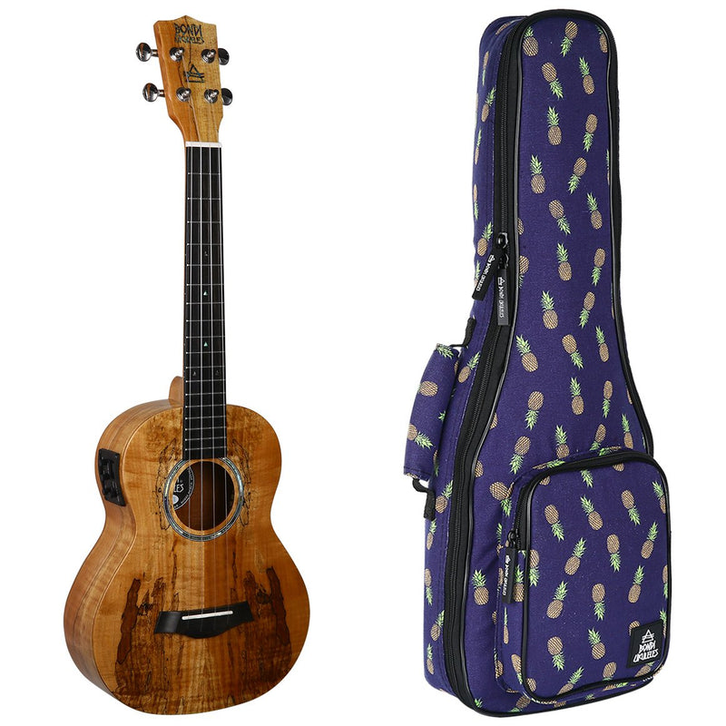 Bondi Spalted Maple Tenor Electric Ukulele