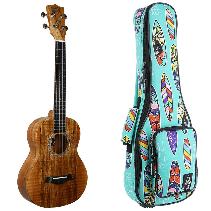 Bondi Spalted Maple Tenor Ukulele - Left Handed