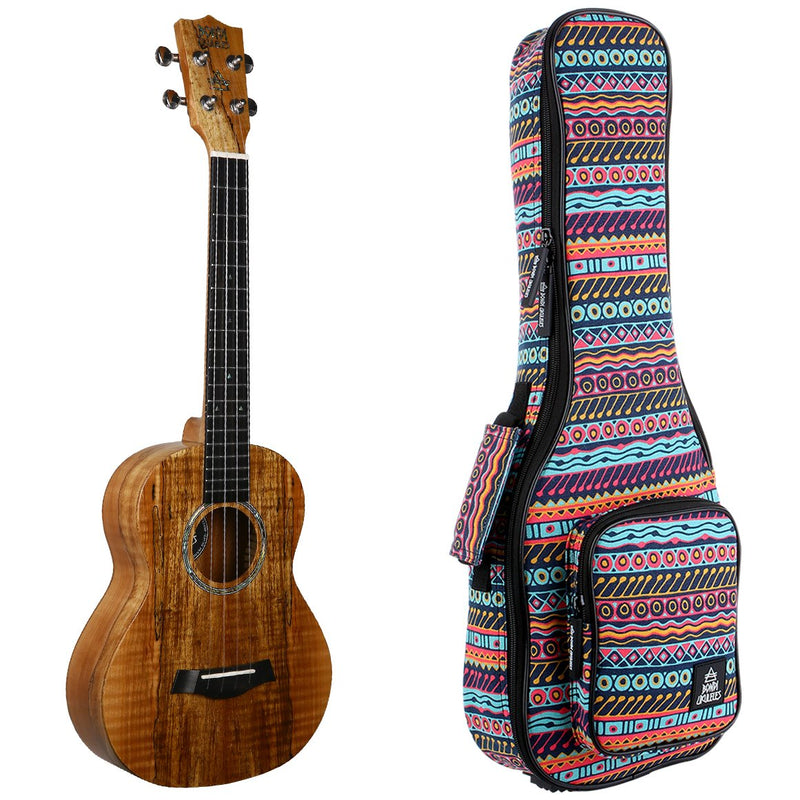 Bondi Spalted Maple Tenor Ukulele - Left Handed