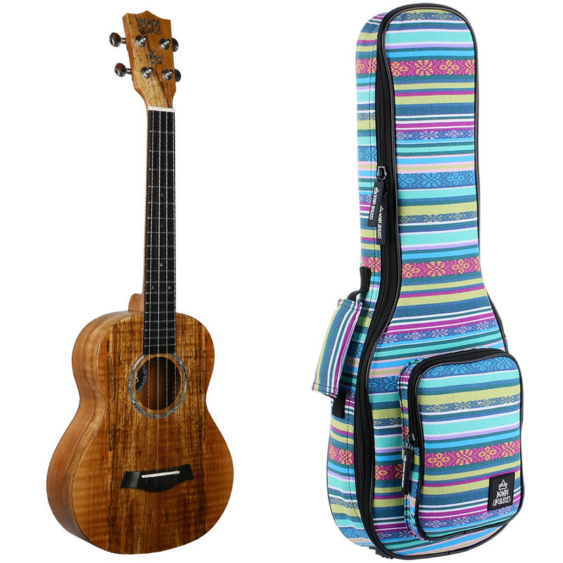 Bondi Spalted Maple Tenor Ukulele - Left Handed