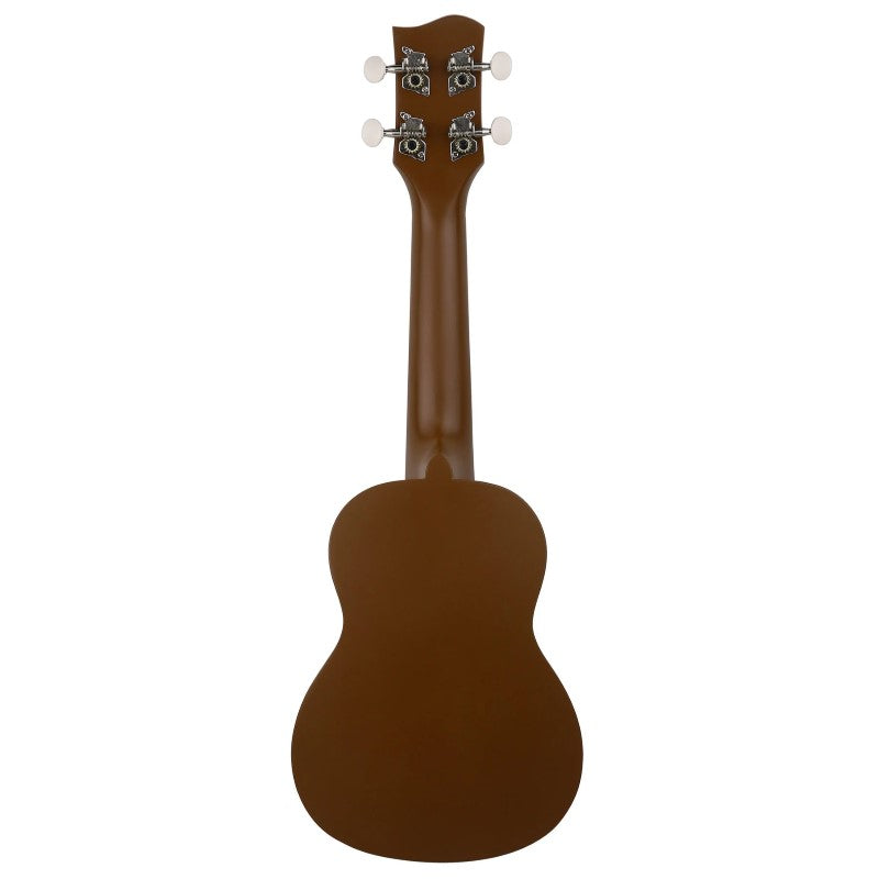 Bondi Surf Soprano Mahogany Ukulele Lit Kit Bermuda Brown