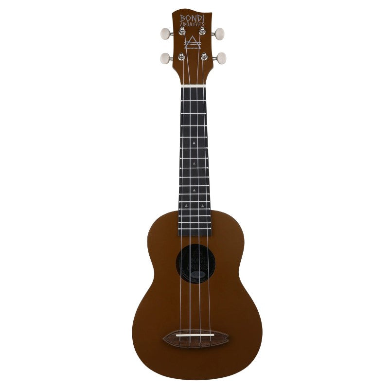 Bondi Surf Soprano Mahogany Ukulele Lit Kit Bermuda Brown