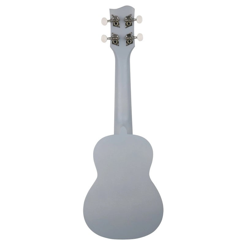 Bondi Surf Soprano Mahogany Ukulele Lit Kit Halcyon Grey