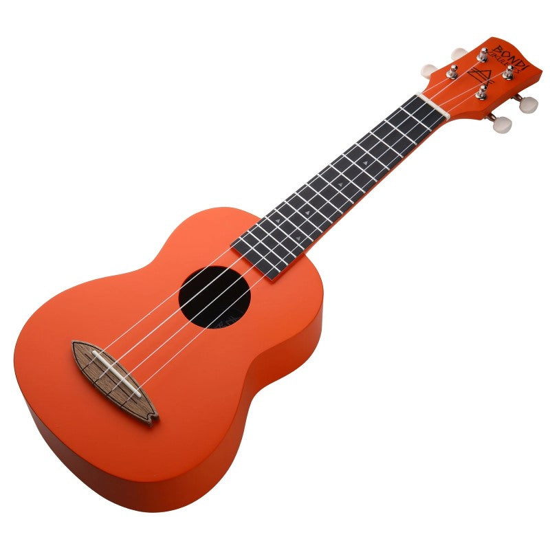 Bondi Surf Soprano Mahogany Ukulele Lit Kit Intrepid Red