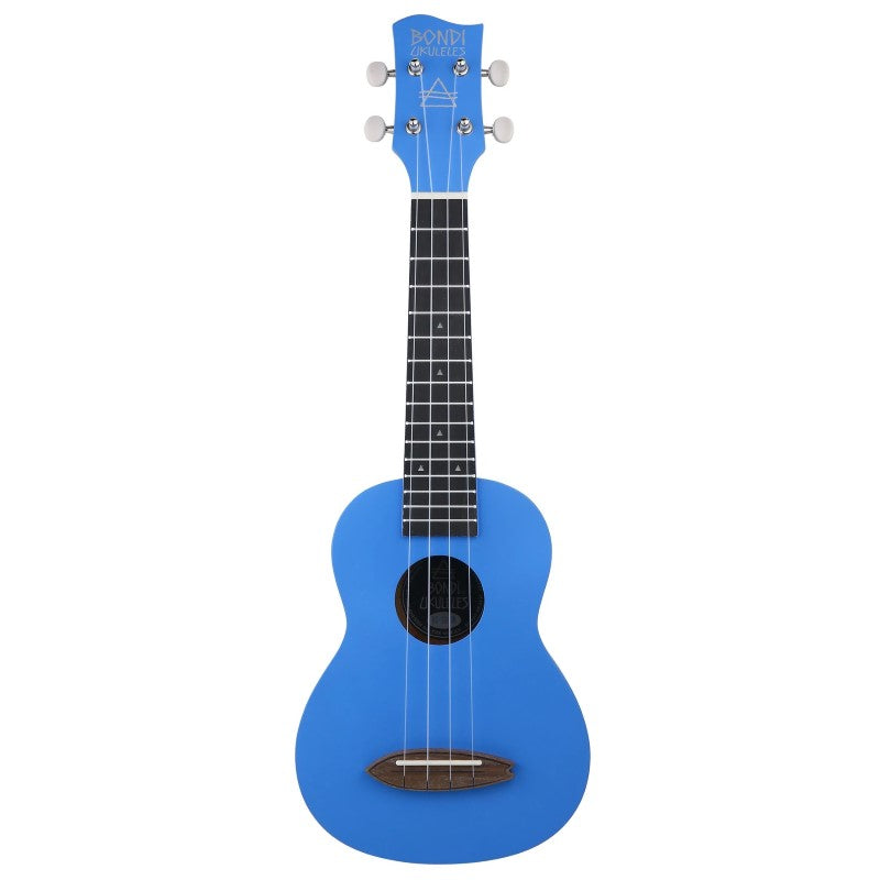 Bondi Surf Soprano Mahogany Ukulele Lit Kit Marine Blue