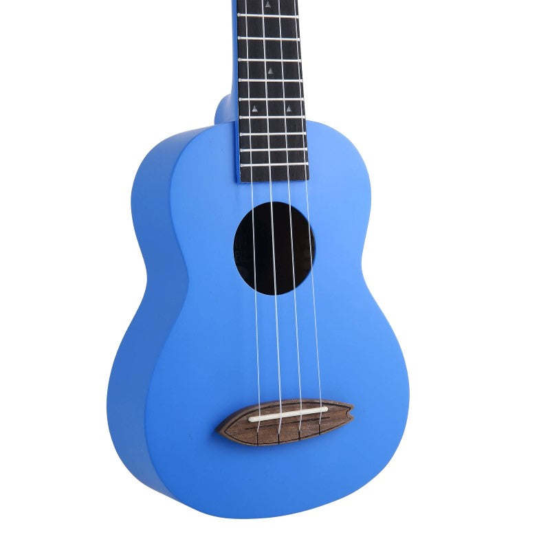 Bondi Surf Soprano Mahogany Ukulele Lit Kit Marine Blue