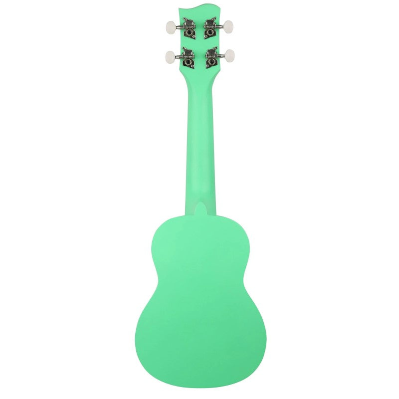 Bondi Surf Soprano Mahogany Ukulele Lit Kit Summer Green