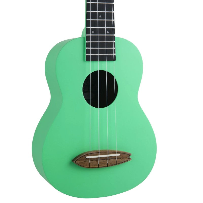 Bondi Surf Soprano Mahogany Ukulele Lit Kit Summer Green
