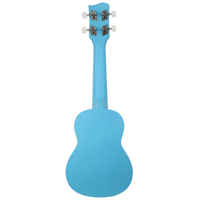 Bondi Surf Soprano Mahogany Ukulele Lit Kit Tahitian Blue