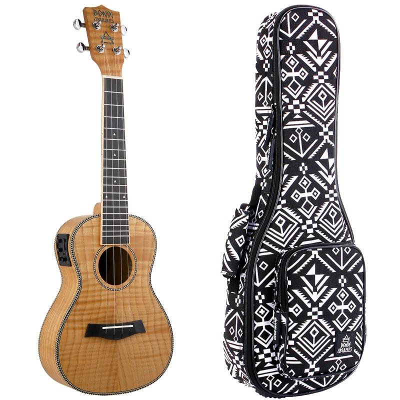 Bondi Tiger Oak Concert Electric Ukulele