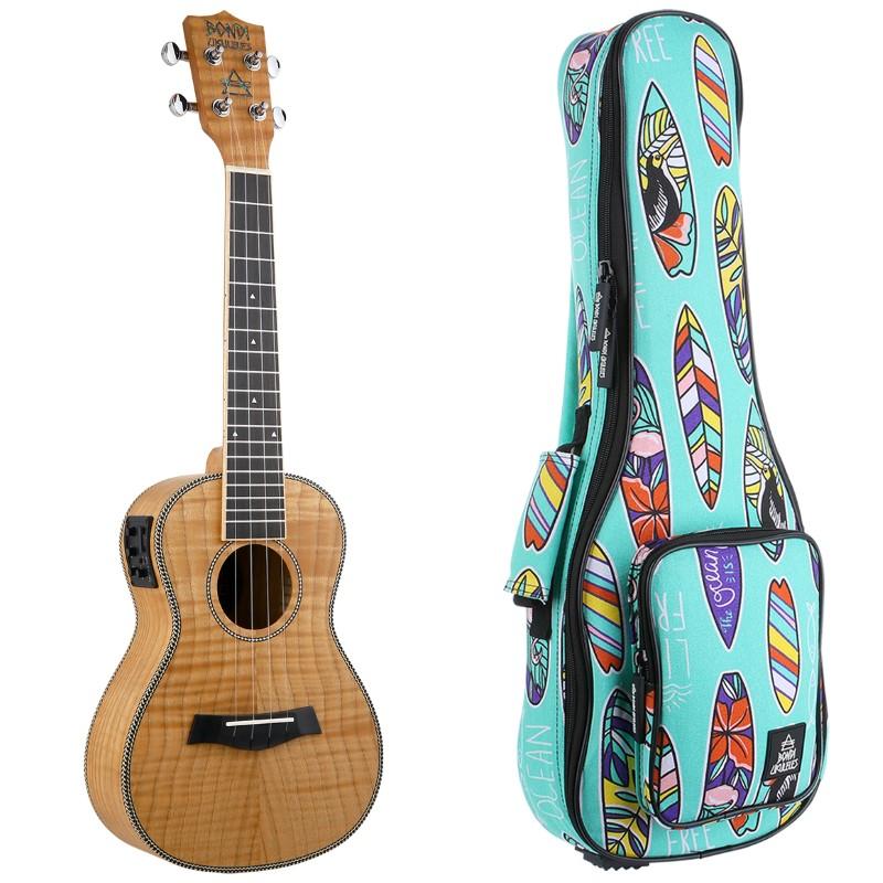 Bondi Tiger Oak Concert Electric Ukulele