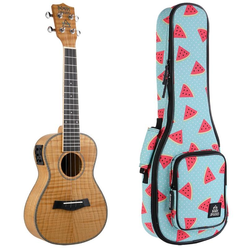 Bondi Tiger Oak Concert Electric Ukulele