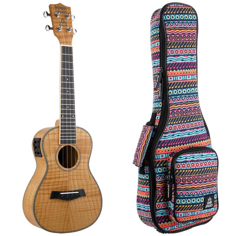 Bondi Tiger Oak Concert Electric Ukulele