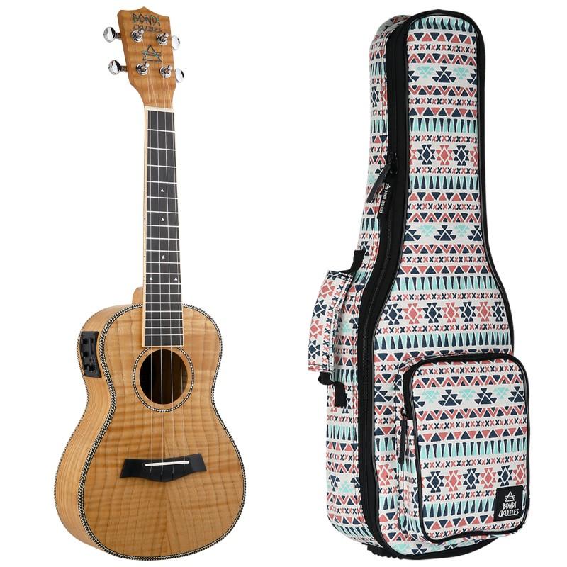 Bondi Tiger Oak Concert Electric Ukulele