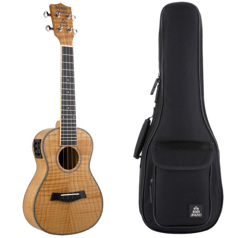 Bondi Tiger Oak Concert Electric Ukulele