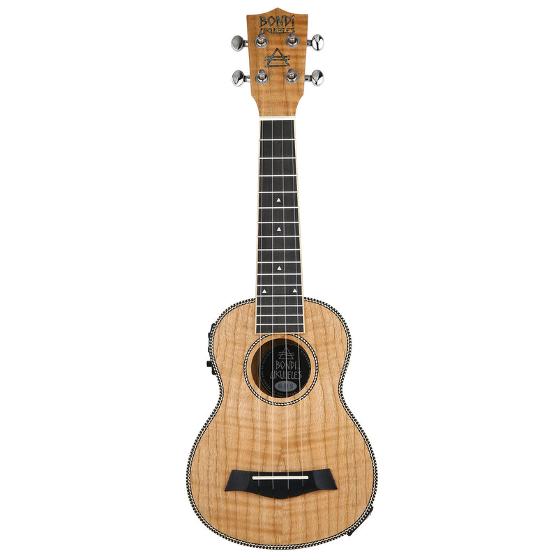 Bondi Tiger Oak Soprano Electric Ukulele