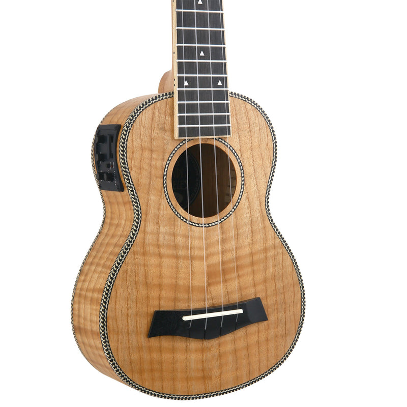 Bondi Tiger Oak Soprano Electric Ukulele