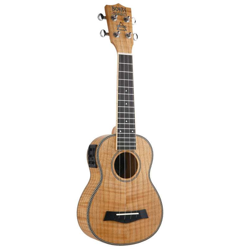 Bondi Tiger Oak Soprano Electric Ukulele